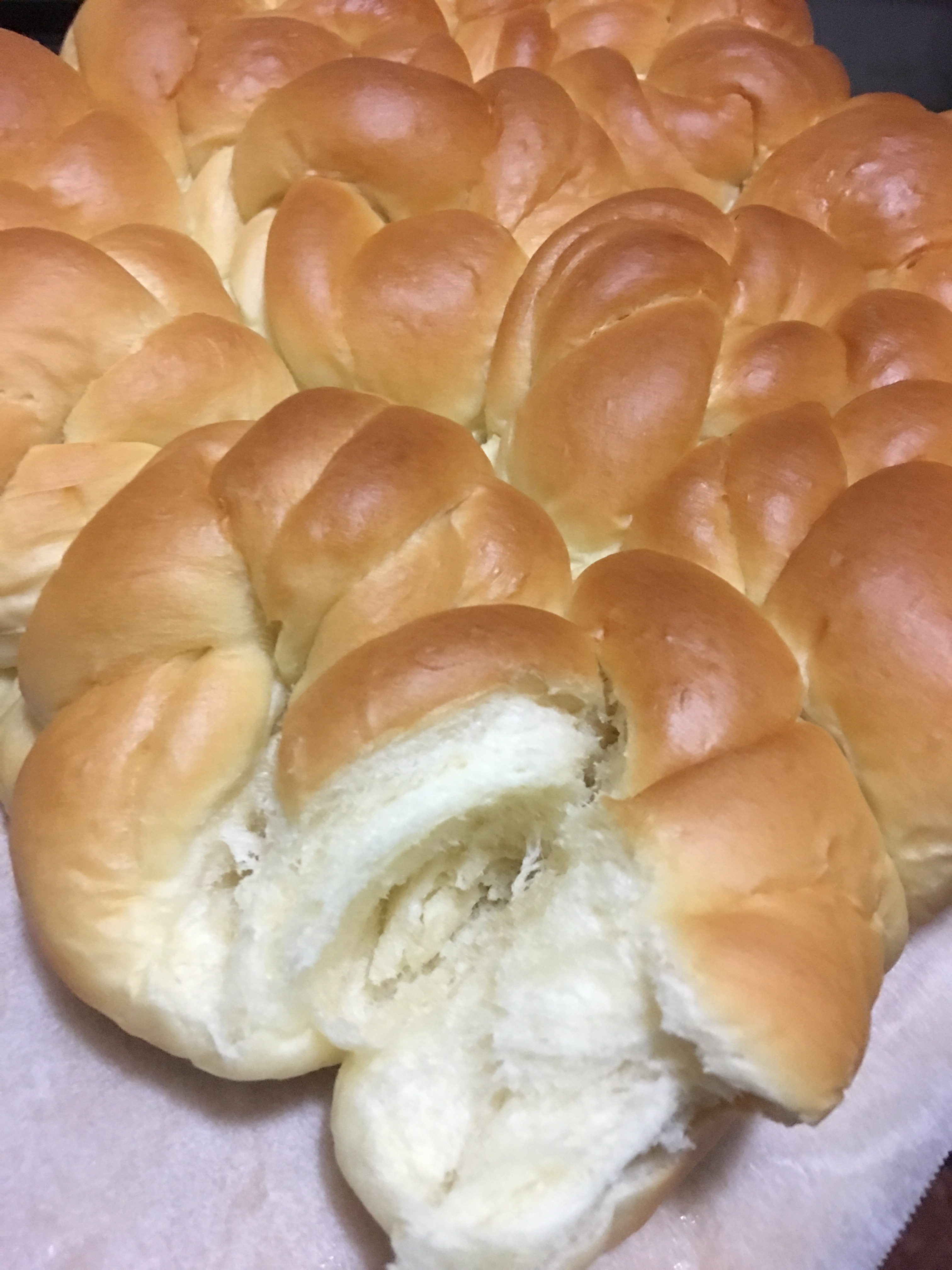 一次发酵面包（柔软拉丝面包）