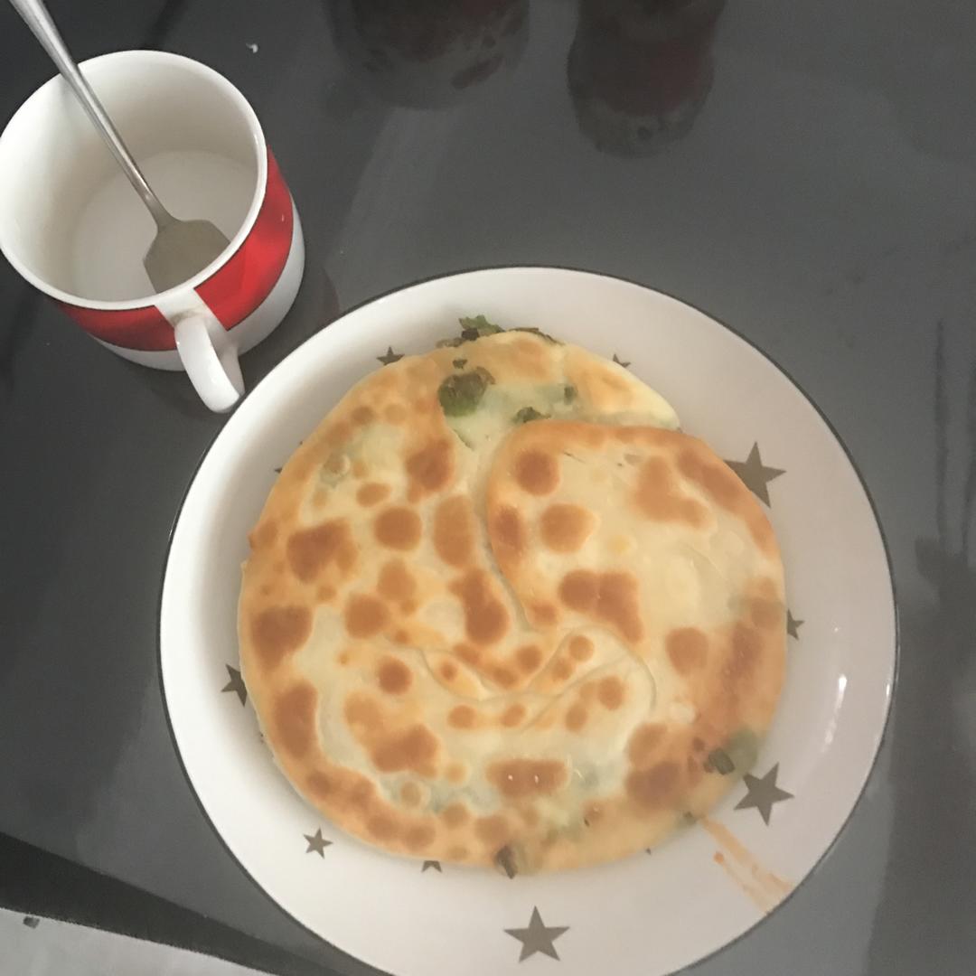 烫面葱油饼（家常简单版）