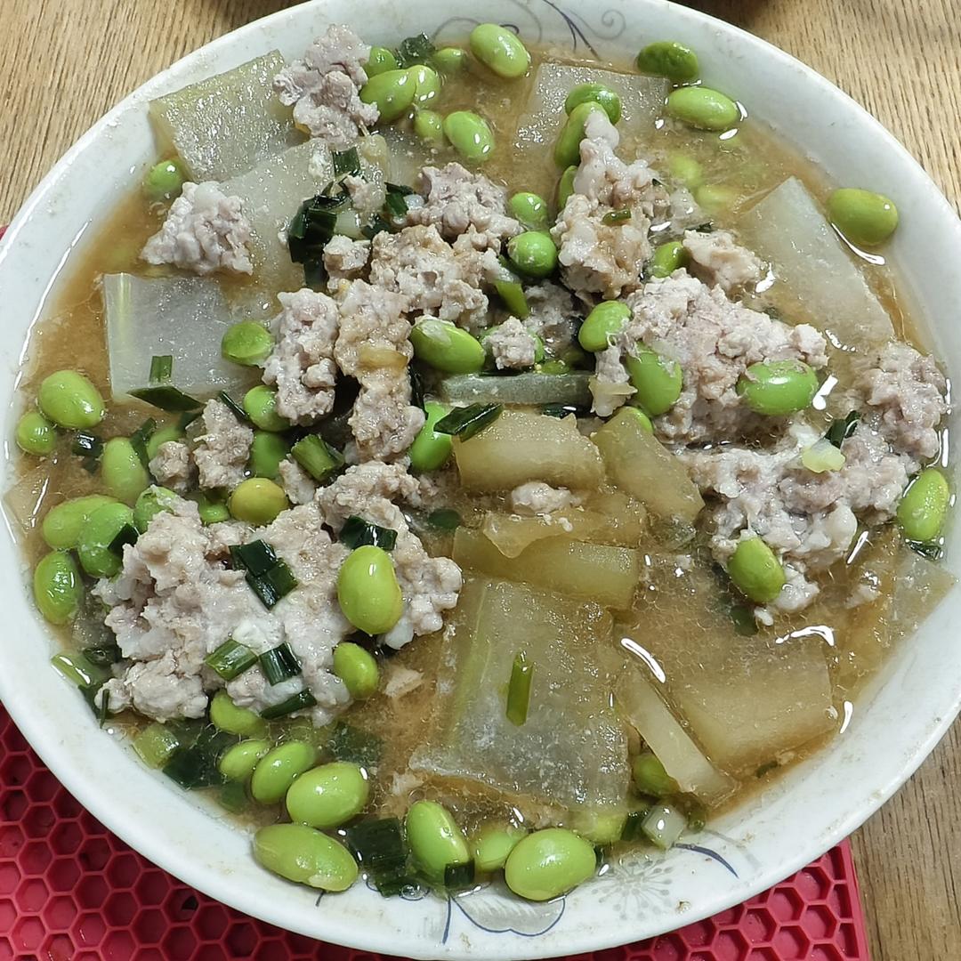 肉饼蒸冬瓜