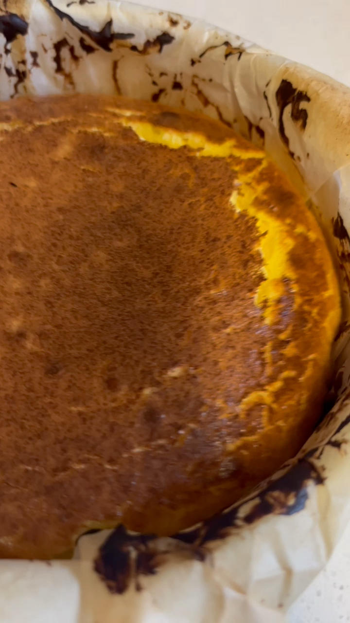 巴斯克芝士蛋糕『最简单的蛋糕』零失败🔥芝士控