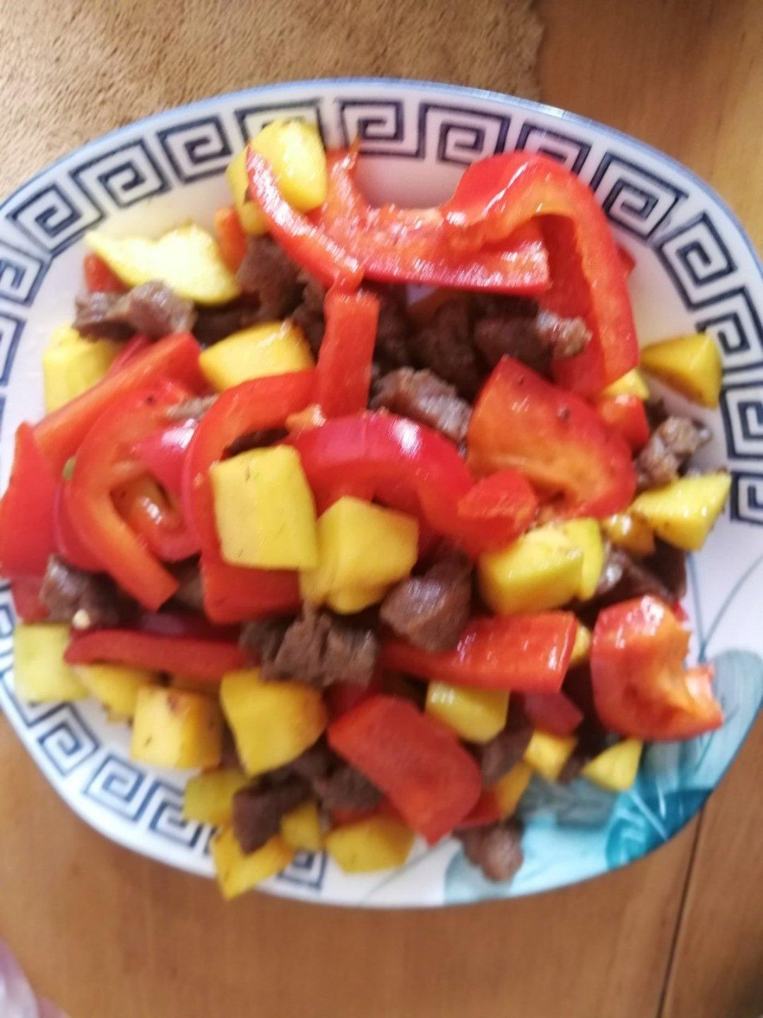 芒果炒牛肉