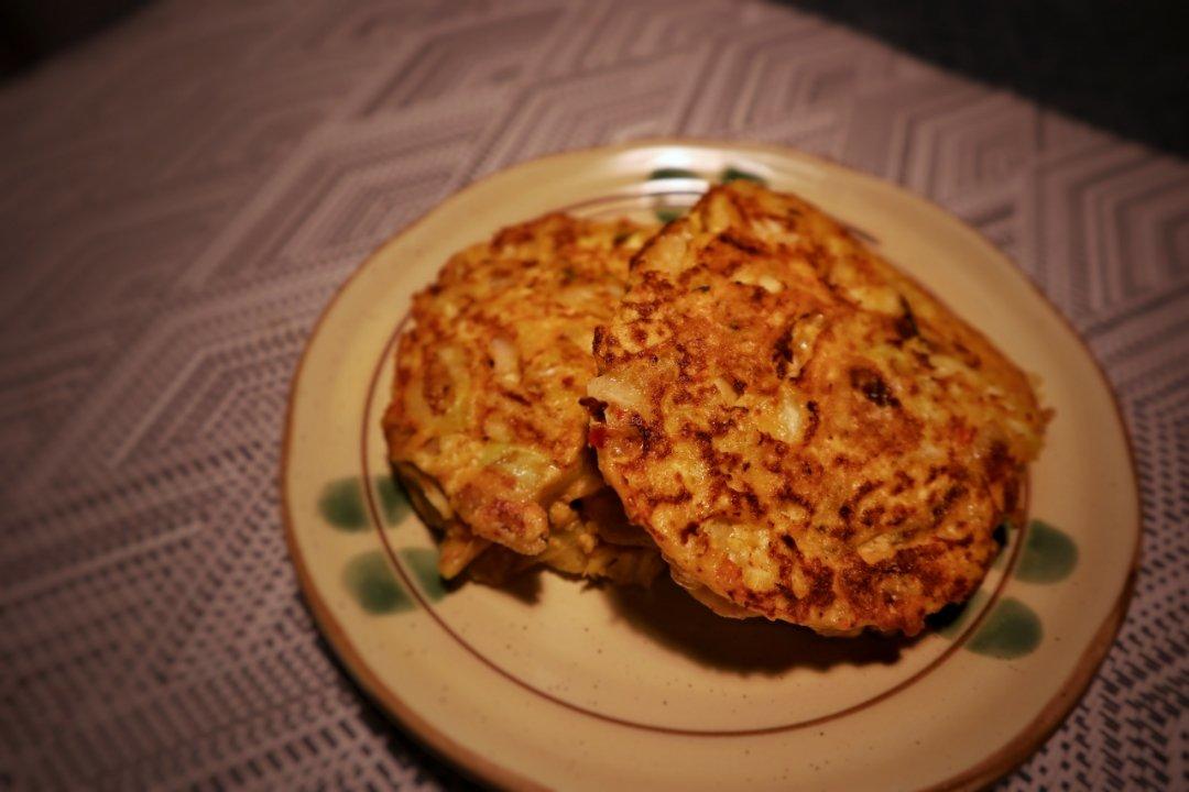 金枪鱼豆腐饼