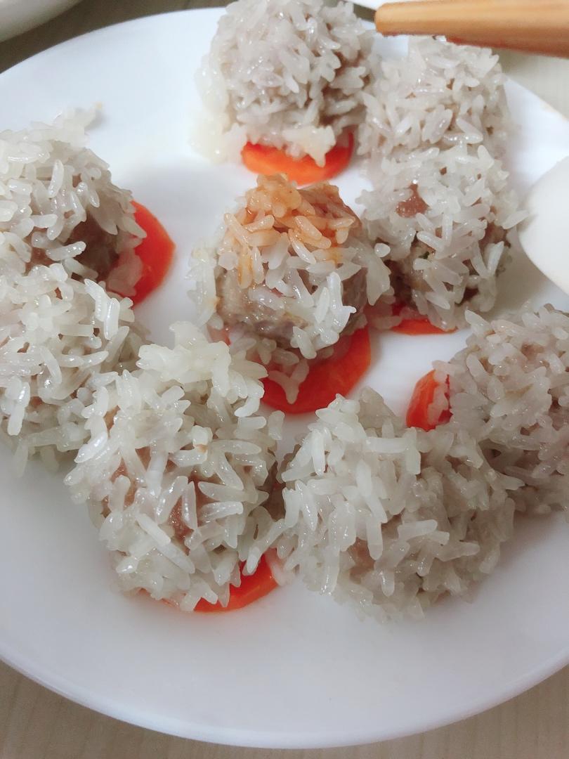 蒸糯米丸子