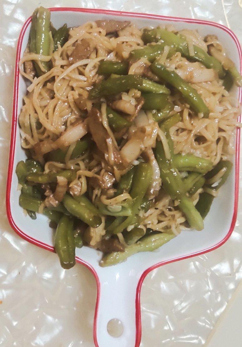 家常豆角焖面
