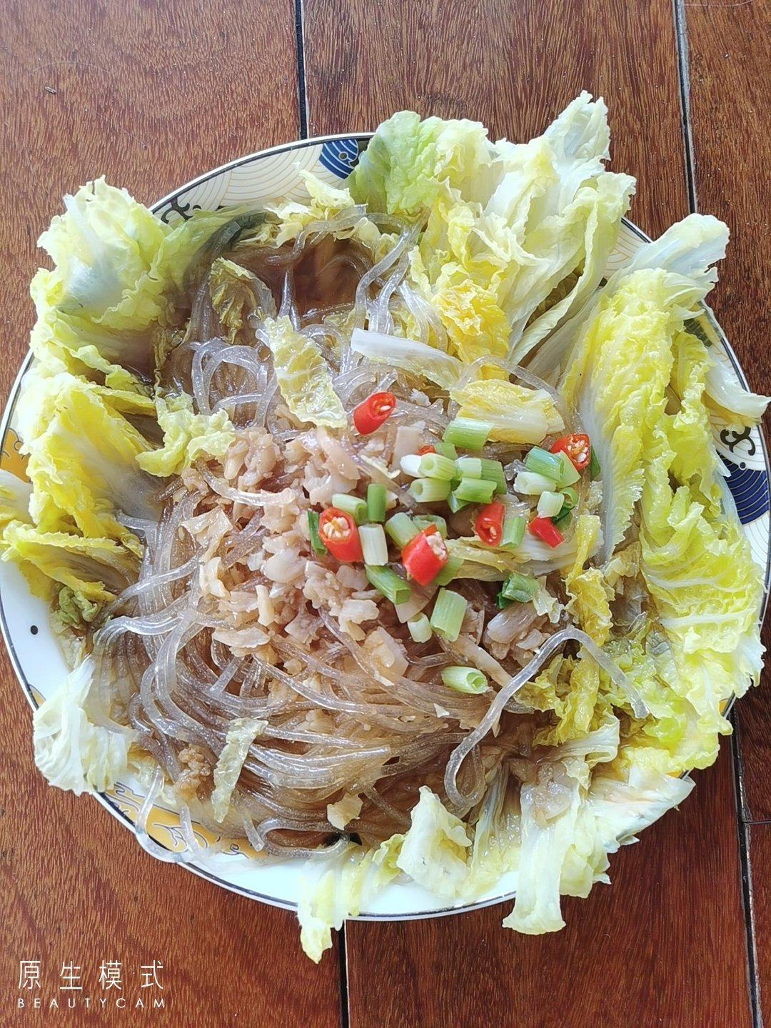 蒜蓉粉丝蒸娃娃菜