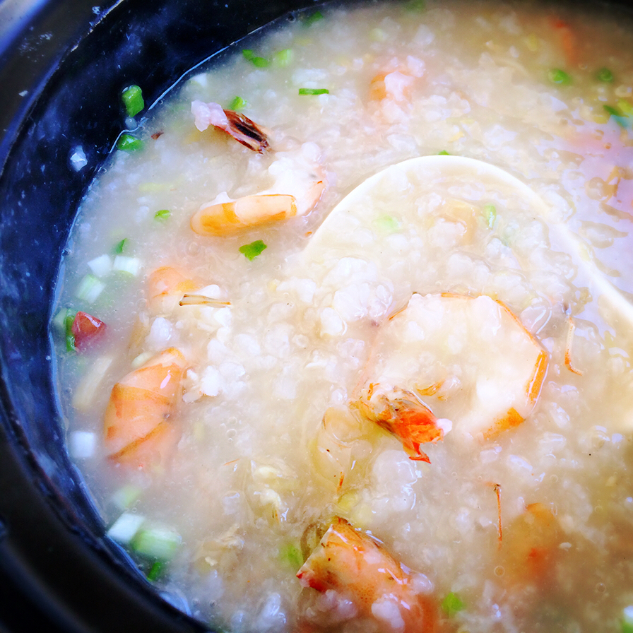 罗兰_小主做的潮汕鲜虾粥