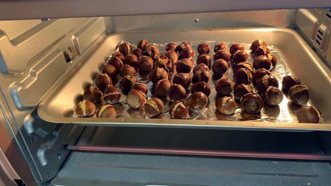 烤箱版糖炒栗子