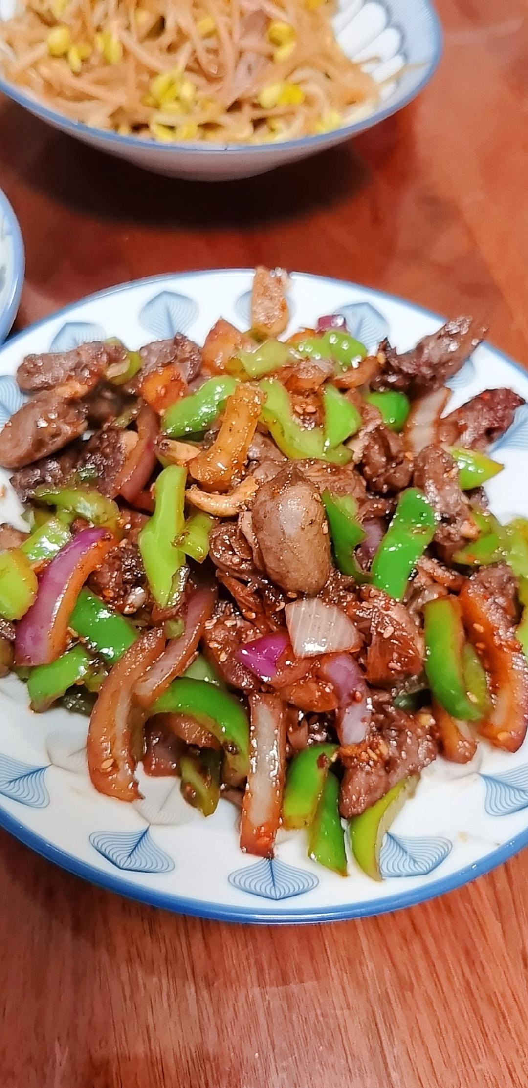 [原创] 比烧烤店还好吃的孜然鸡心