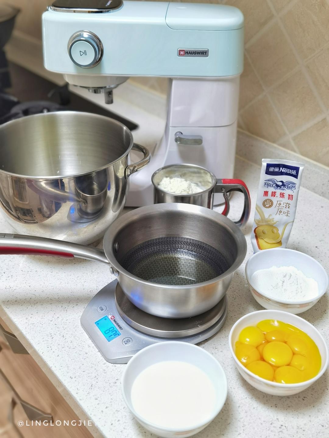 纯奶手撕吐司的做法 步骤1