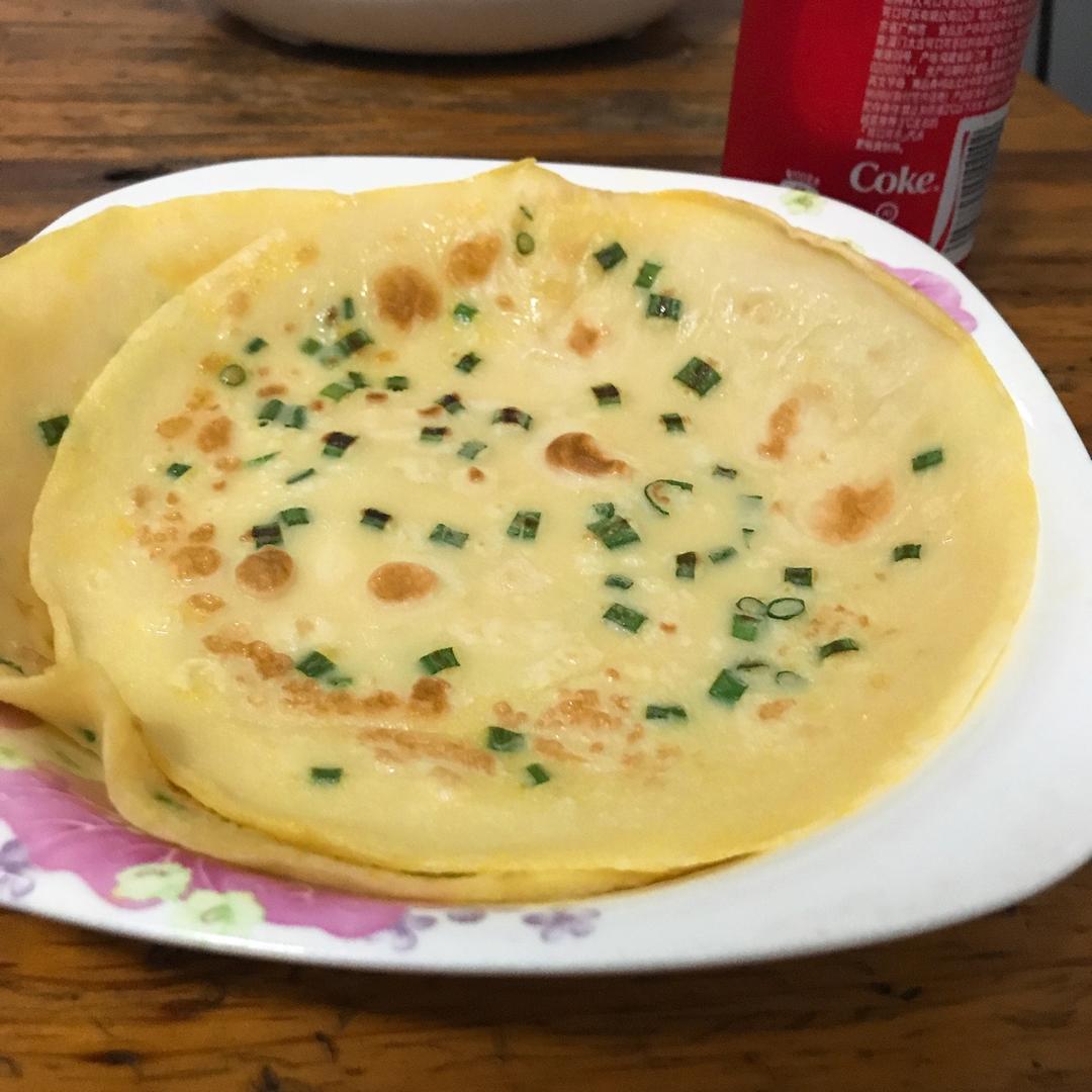 葱花鸡蛋饼