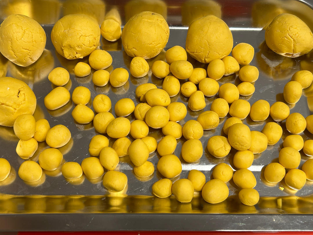 （原创小美版）纯水磨粉荠菜肉艾草青团（清明团子）糯糯叽叽不粘牙不坍塌