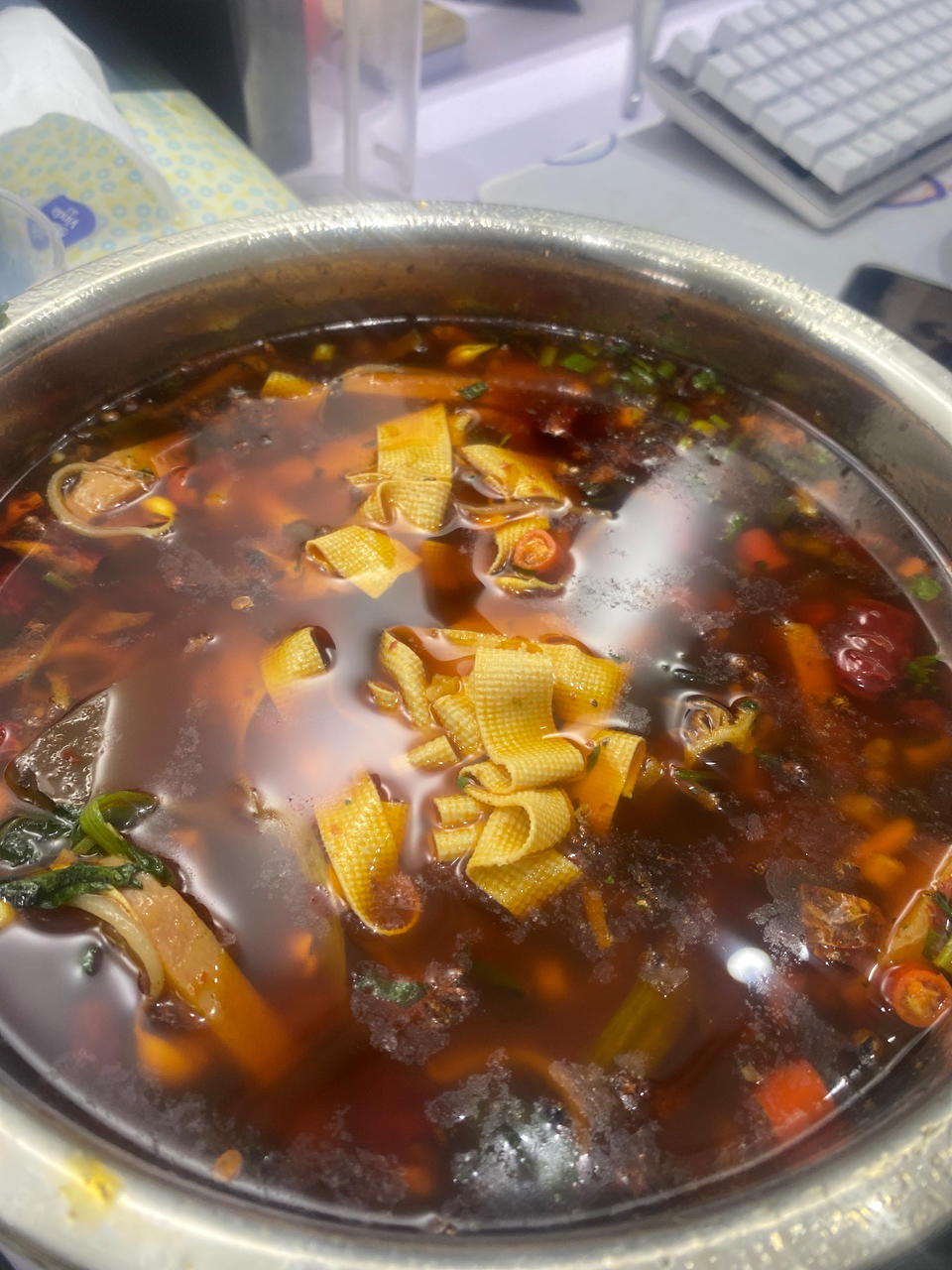 家常毛血旺