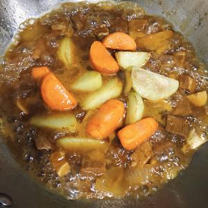 土豆胡萝卜牛腩的做法 步骤8