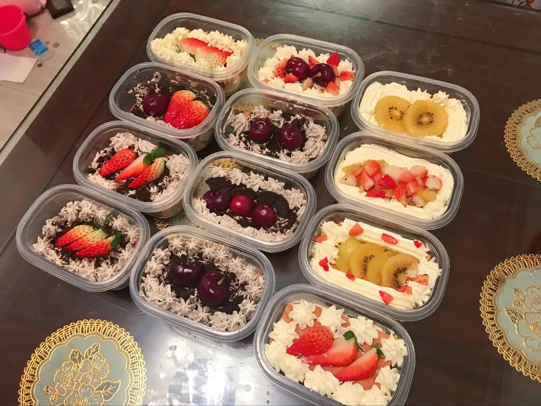 想到的都给注册完了做的简单快手的便当饭盒水果盒子蛋糕