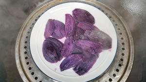 紫薯贝壳馒头的做法 步骤1