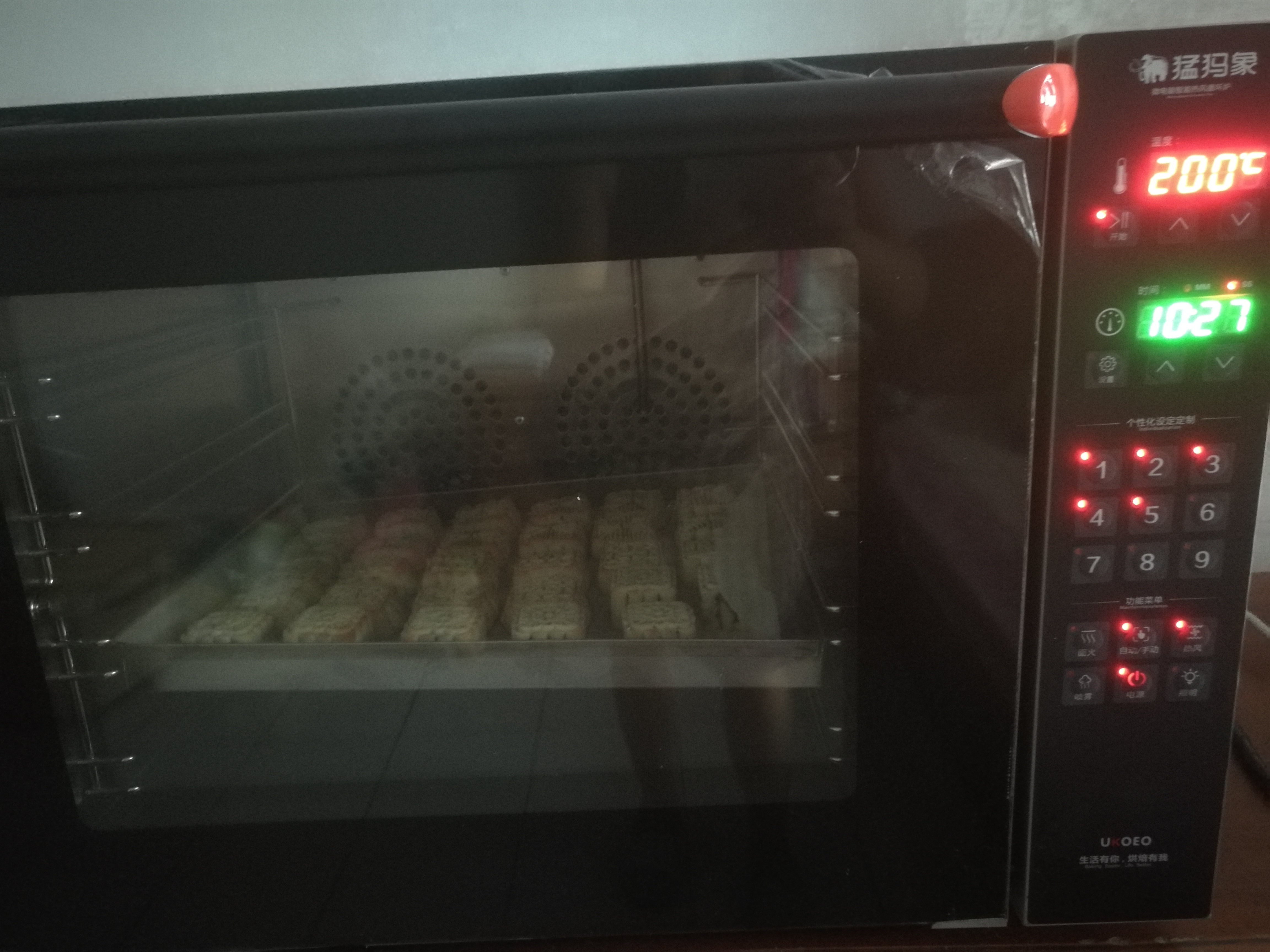 【UKOEO猛犸象热风炉】广式独特五仁月饼的做法 步骤13