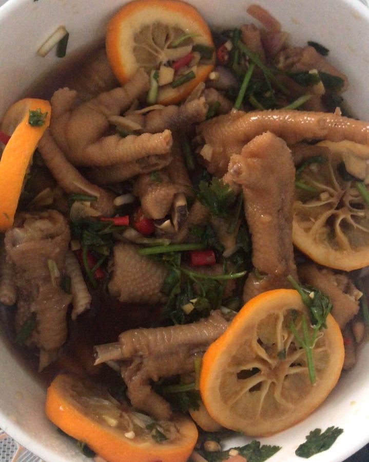 抖音网红百香果柠檬凤爪