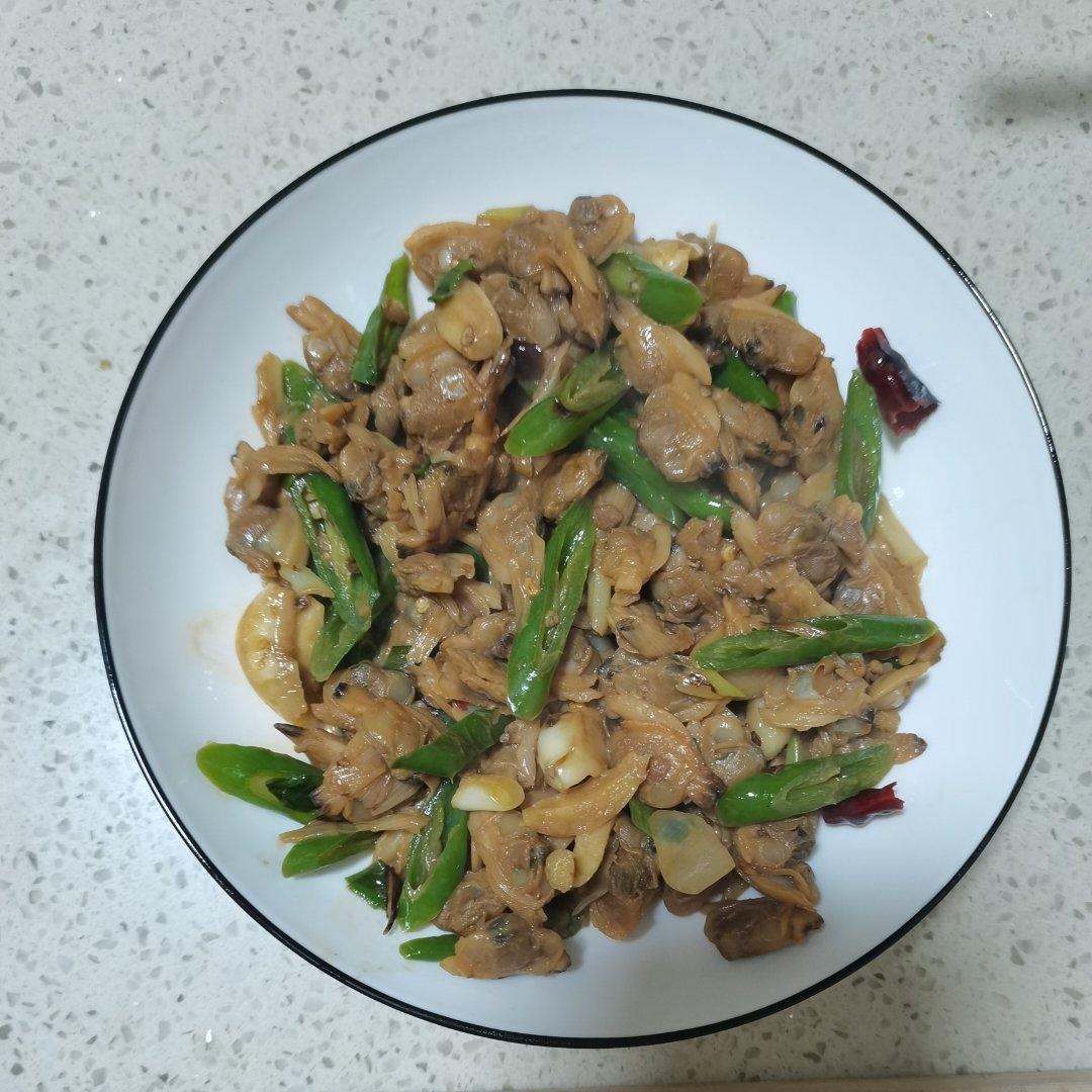爆炒蛤蜊肉