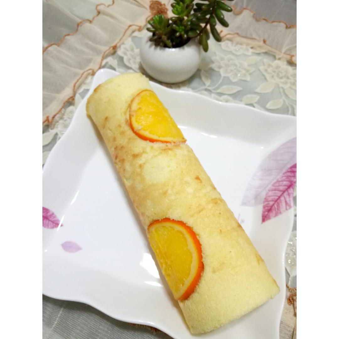 橙香蛋糕卷
