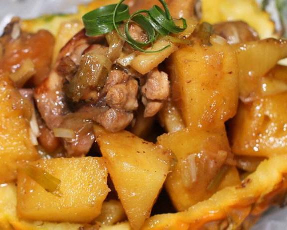 香甜美味-菠萝焖鸡的做法