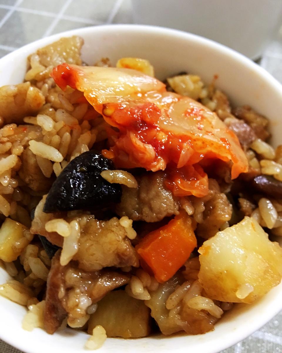 楠楠-41做的五花肉土豆焖饭