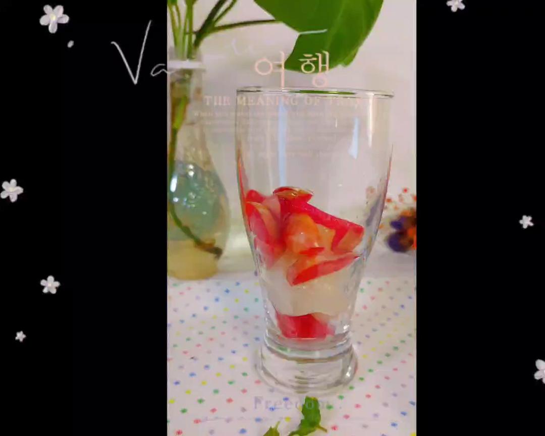 荔枝三华李气泡水的做法