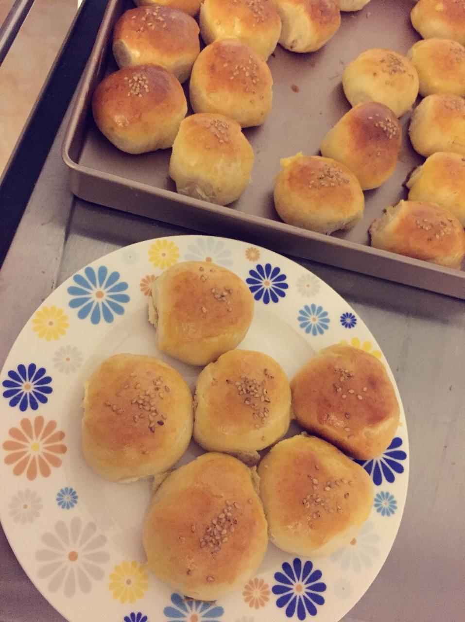 普通面粉做的柔软小餐包