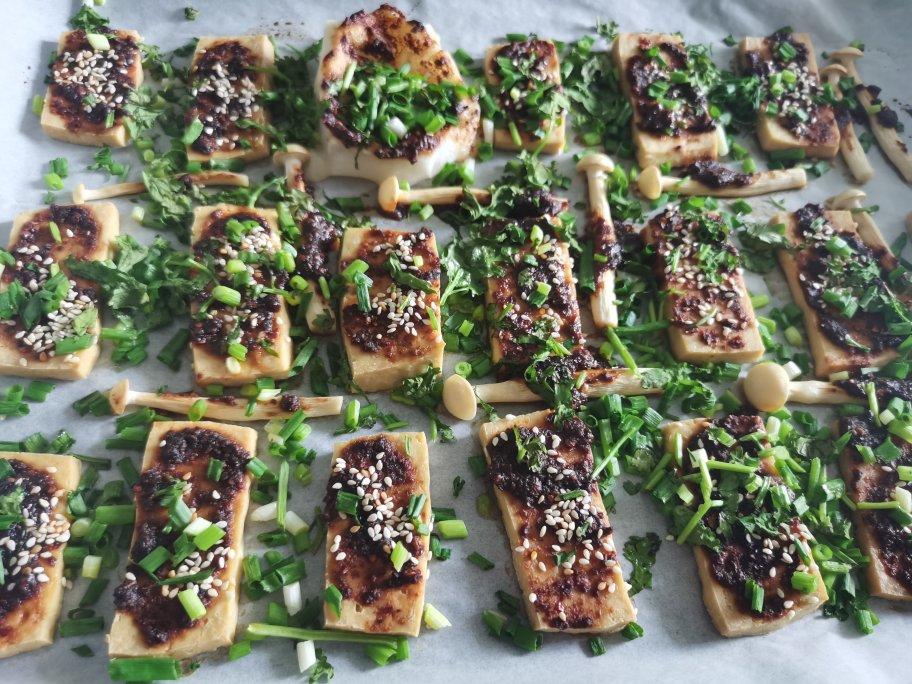 烤箱烤豆腐
