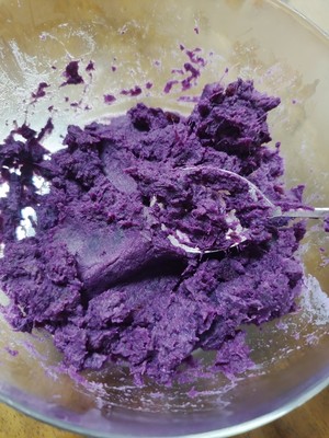 紫薯糯米糕的做法 步骤3
