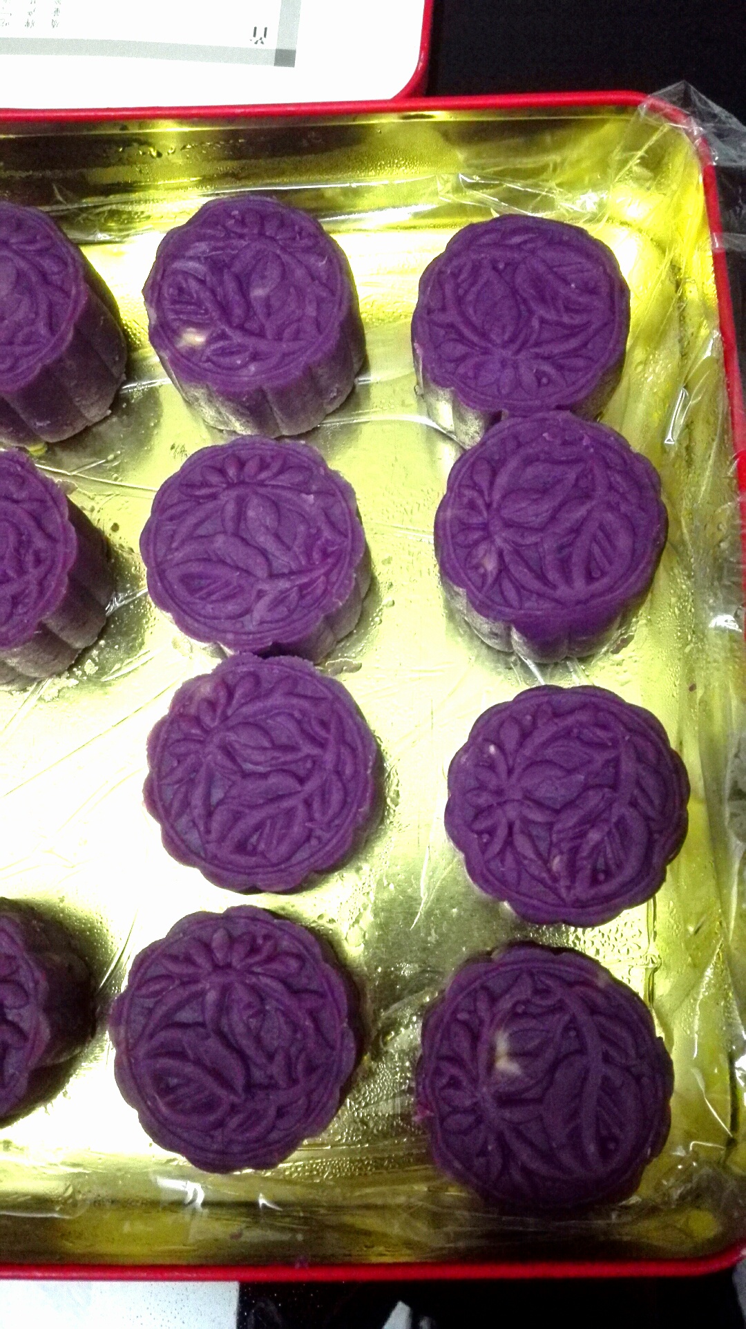 紫薯莲蓉月饼