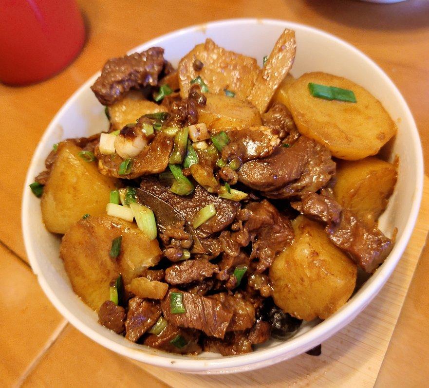 土豆炖牛肉