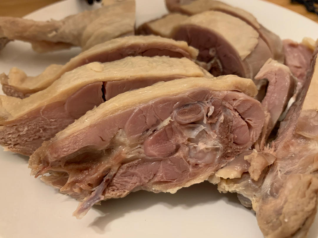首次成功的盐水鸭腿