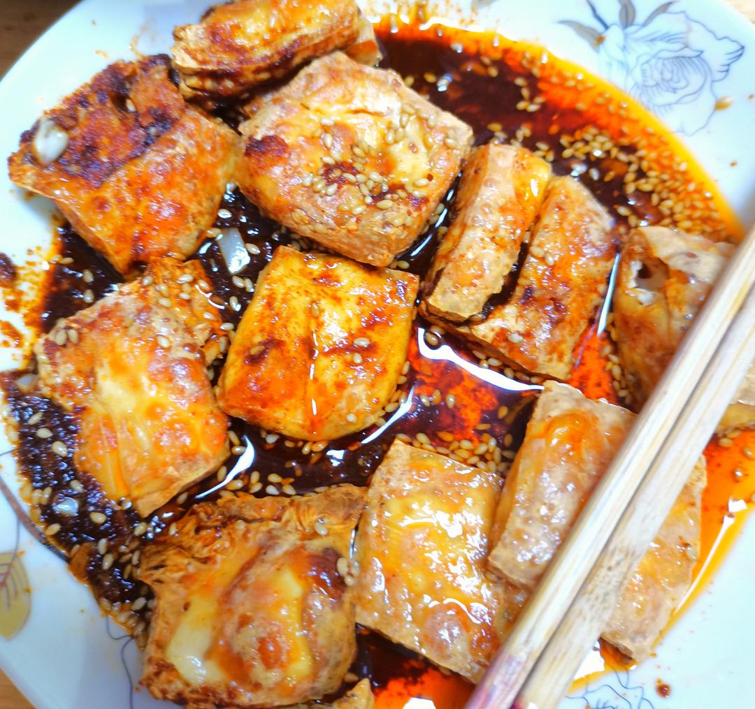 空气炸锅别闲置了❗️巨好吃～炸豆腐