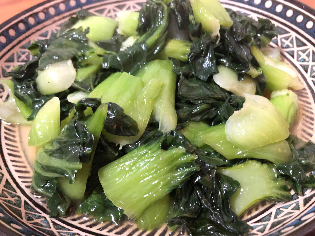 家乡菜之油炒霜打青菜