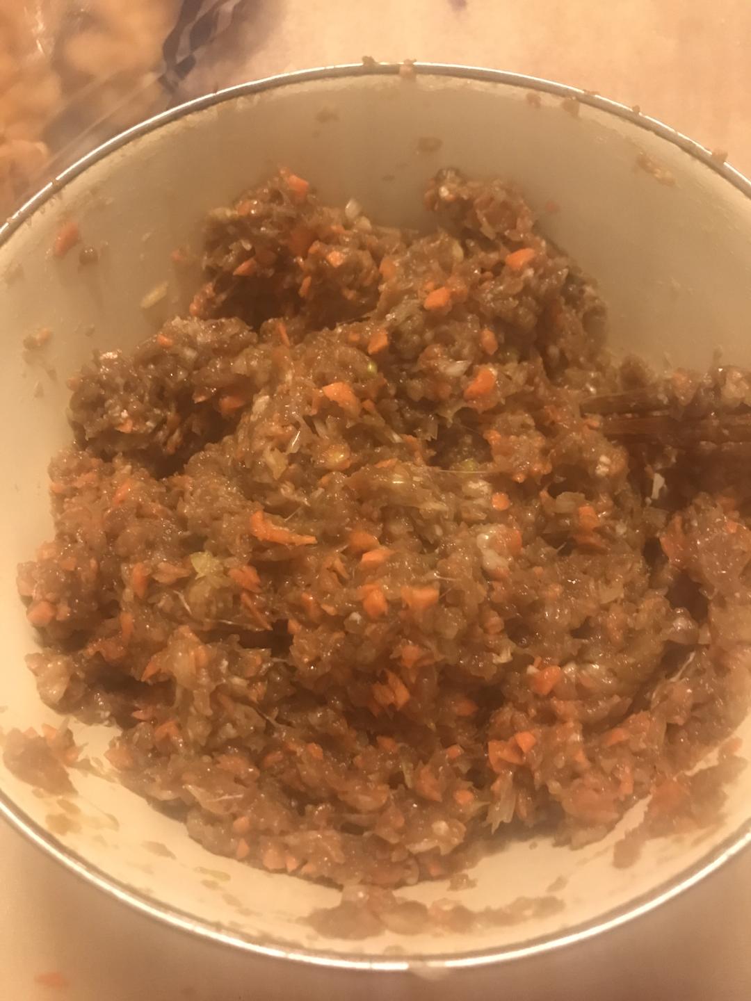 牛肉饺子（胡萝卜版）