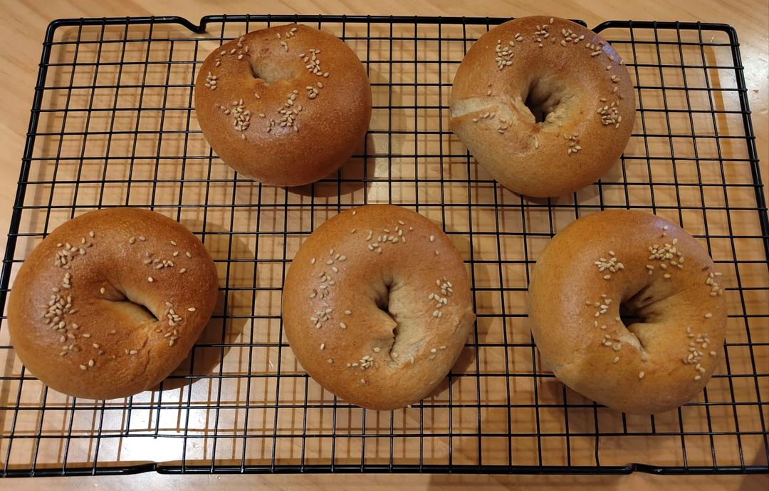 🥯全麦麻辣香肠贝果｜快手易做｜无需手套膜｜无需长时间发酵