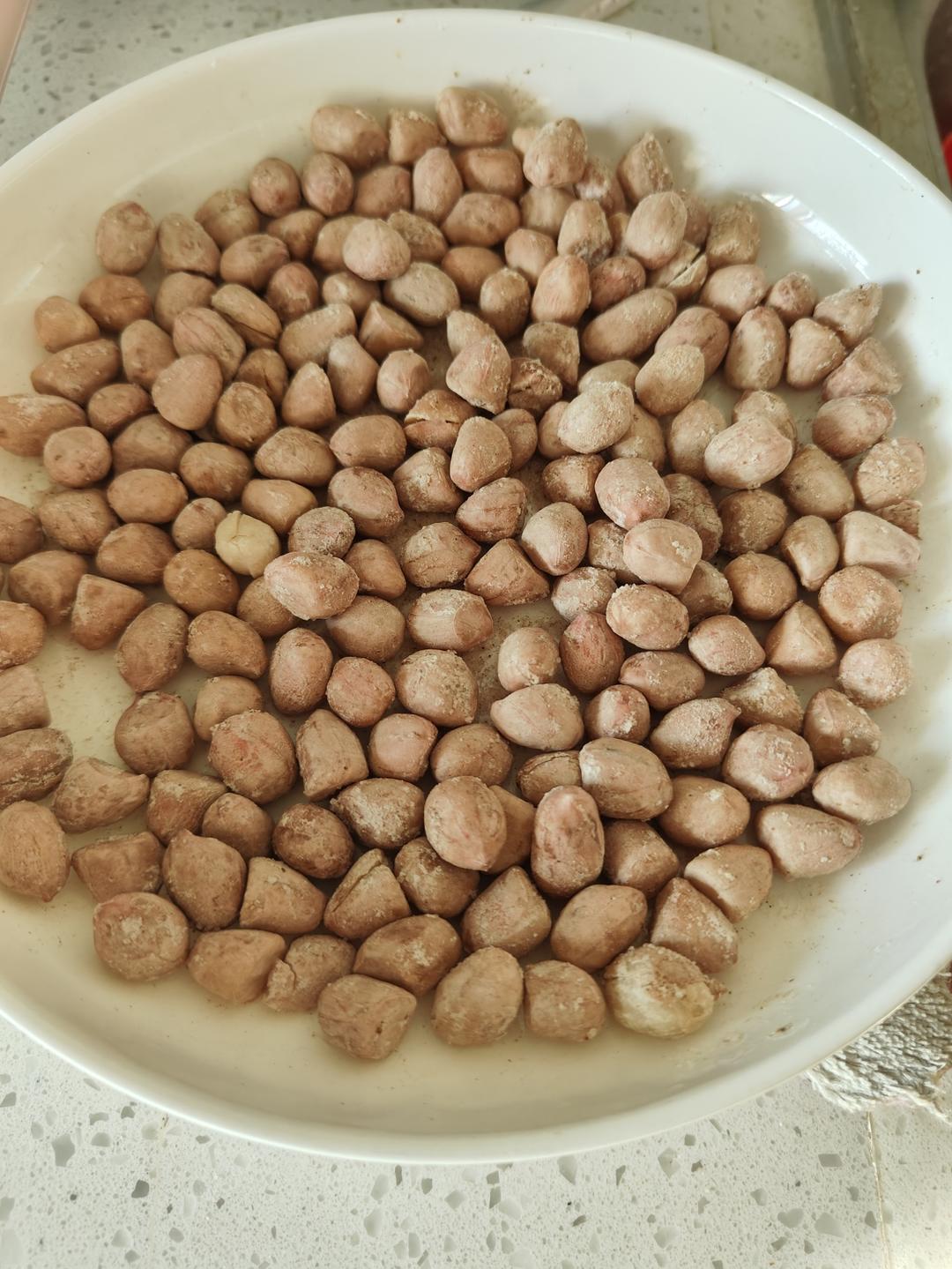 简易微波炉椒盐脆皮花生