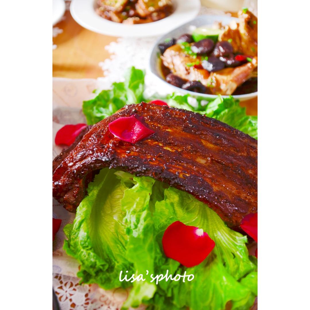 烤排骨 Roast Pork Ribs -yanyanfoodtube