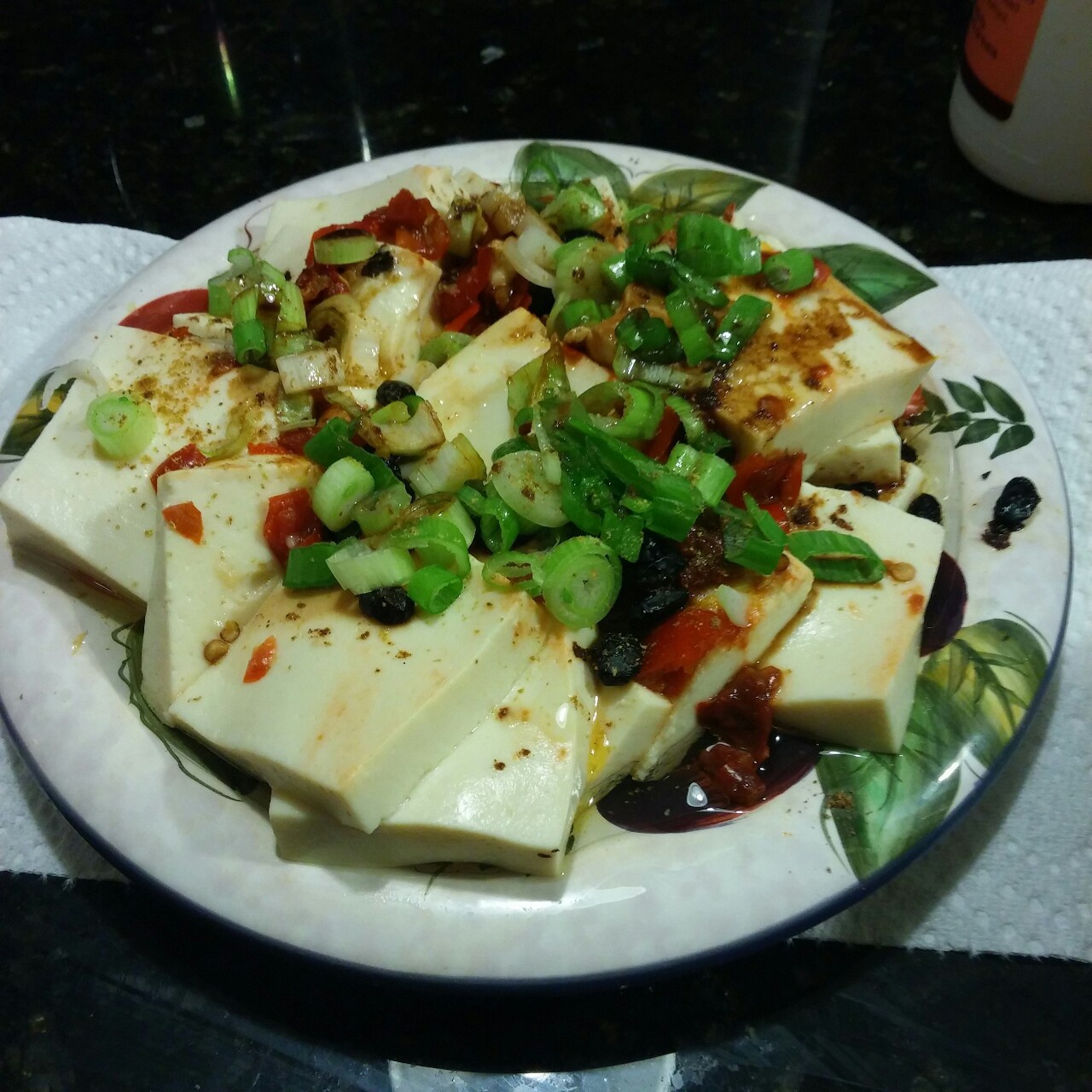 剁椒豉油蒸豆腐