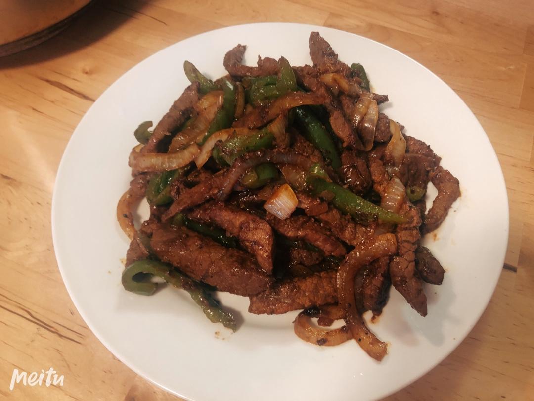 杭椒牛柳黑椒牛柳 终于找到炒出嫩牛肉的办法了 肉片肉丝都适用