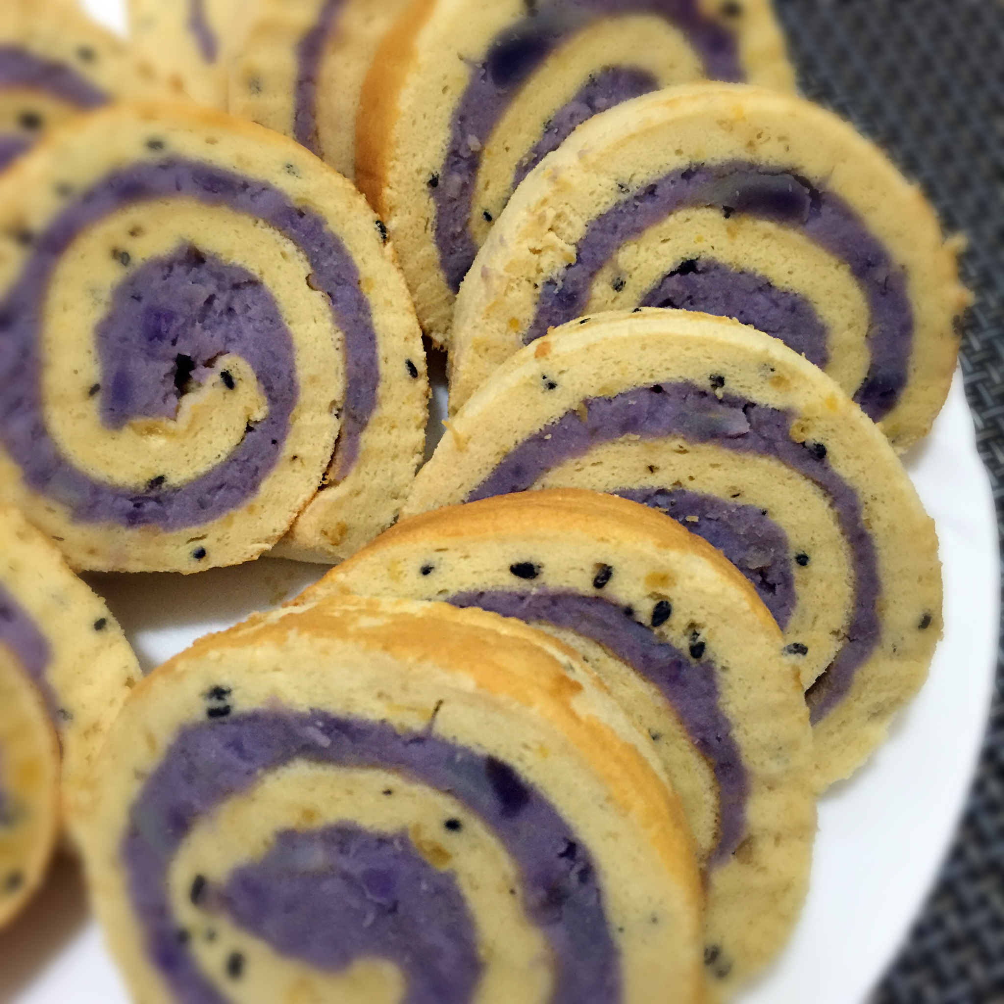 中岛老师红薯蛋糕卷