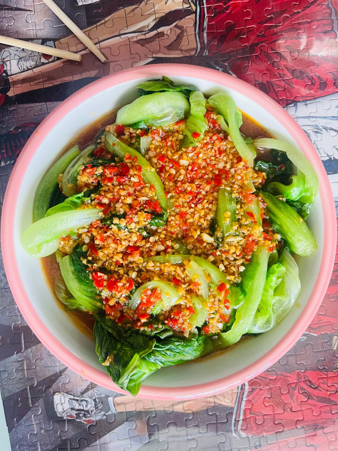 5分钟搞定爆好吃耗油生菜，减肥餐必备菜谱