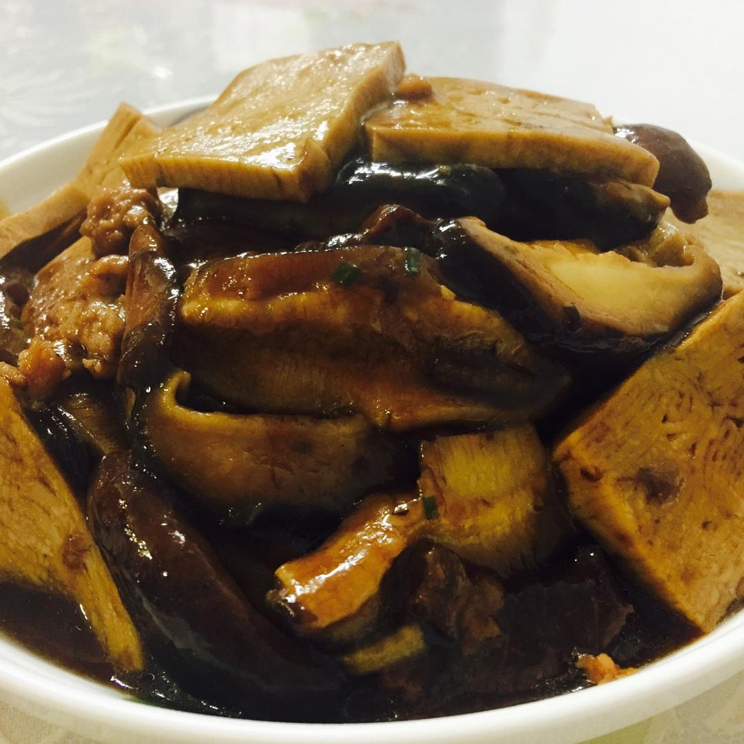 轻尘若烟做的蚝油香菇豆干