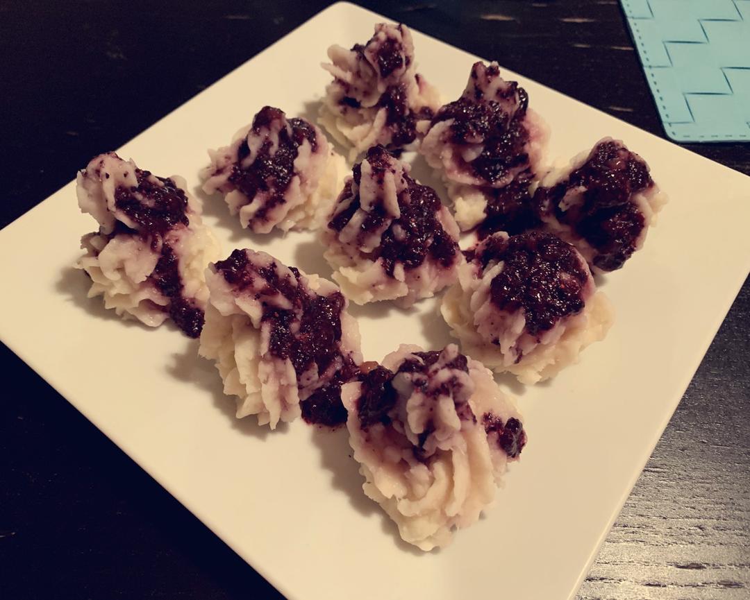 蓝莓山药泥