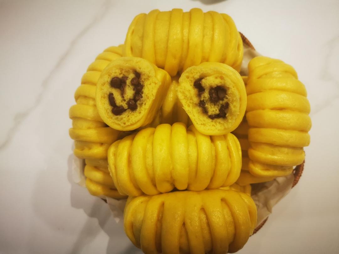 南瓜蜜豆卷