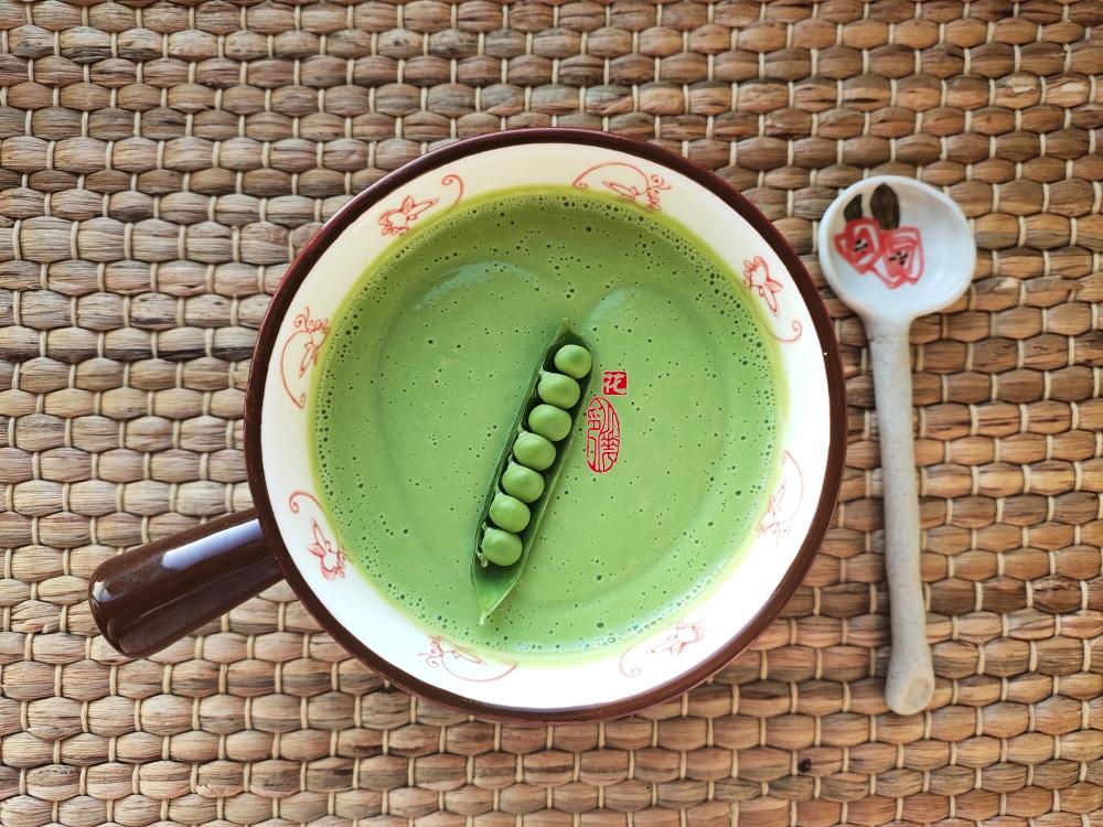 花花家的菜奶香豌豆羹