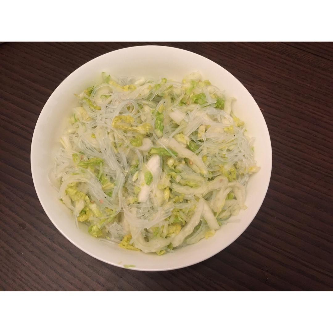 白菜拌粉丝