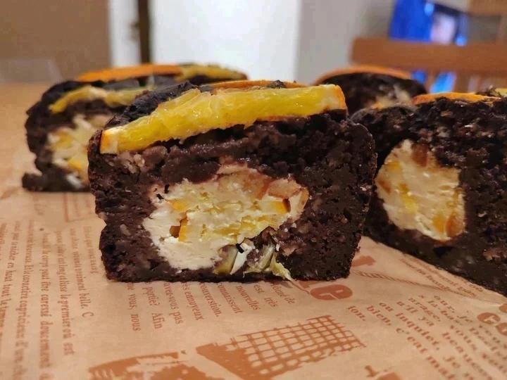 无油香蕉巧克力蛋糕，低糖低脂布朗尼