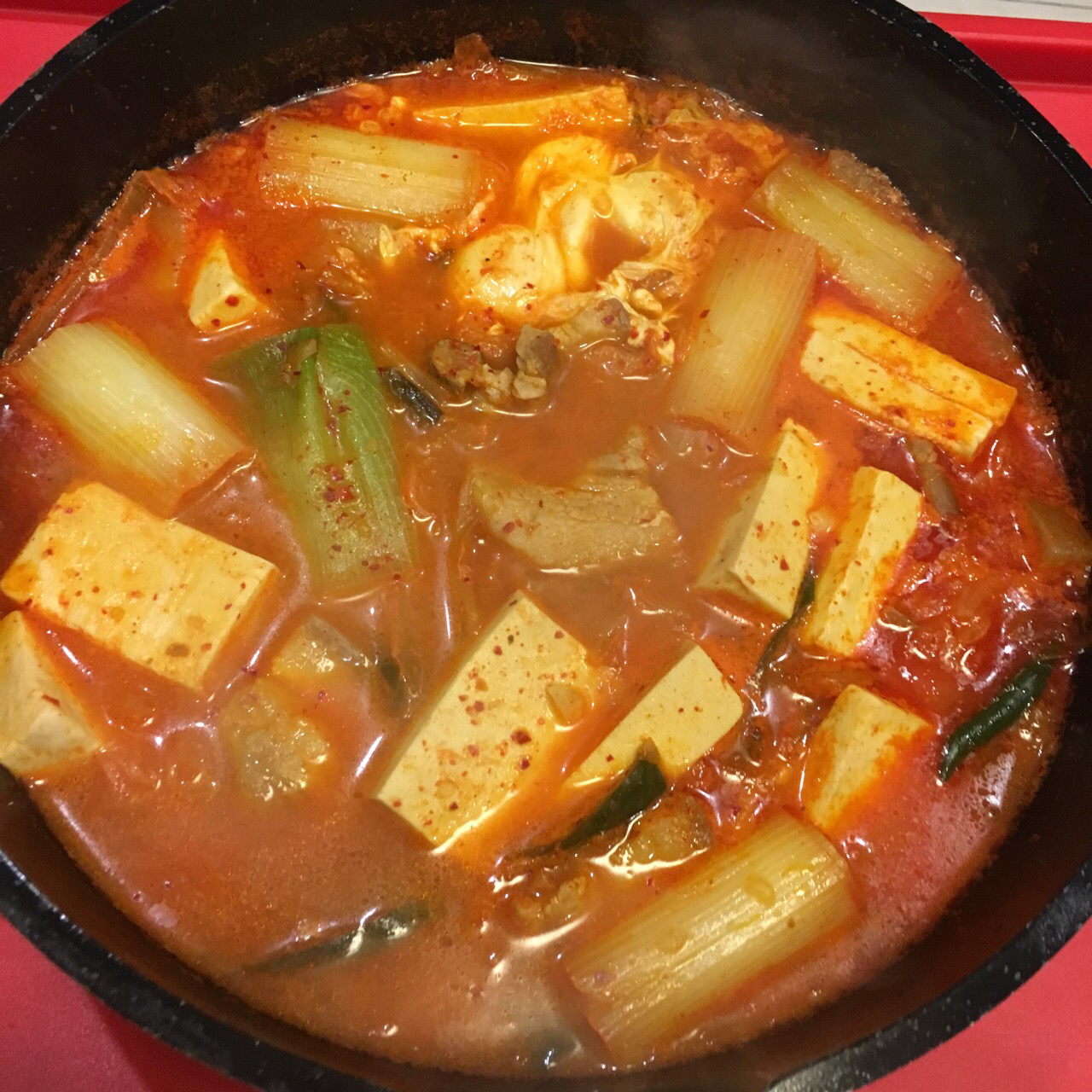 猪肉泡菜豆腐锅