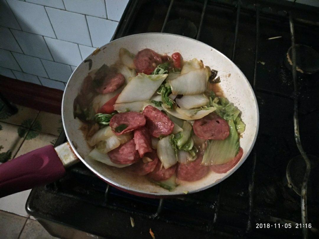 熏肉炒大白菜